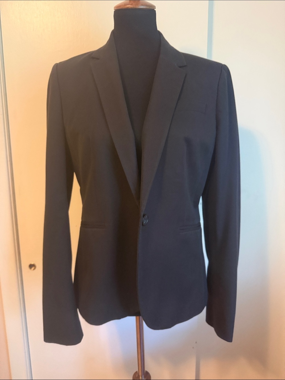 J. Crew Women's Black Single-Button Blazer